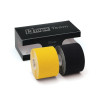 K-Tape Team Yellow & Black Rolls, Black & Grey Box