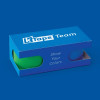 K-Tape Team Green & Sport Blue Rolls, Sport Blue Box