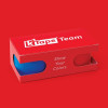 K-Tape Team Sport Blue & Sport Red Rolls, Sport Red Box