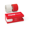 K-Tape White & Sport Red Rolls, Sport Red Box