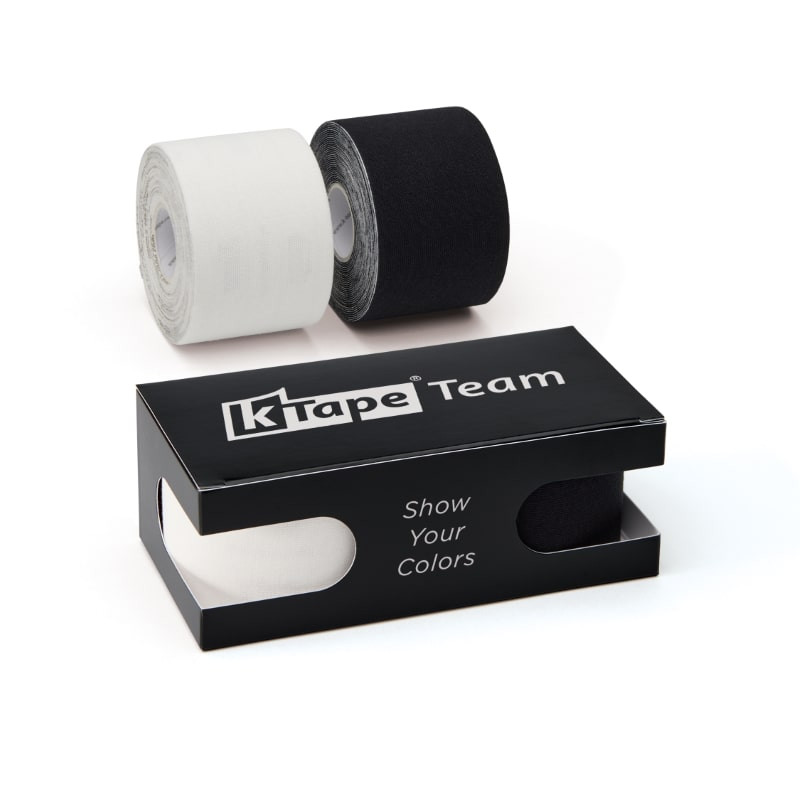 K-Tape Shop K-Tape Team White & Black Rolls, Black Box The Original