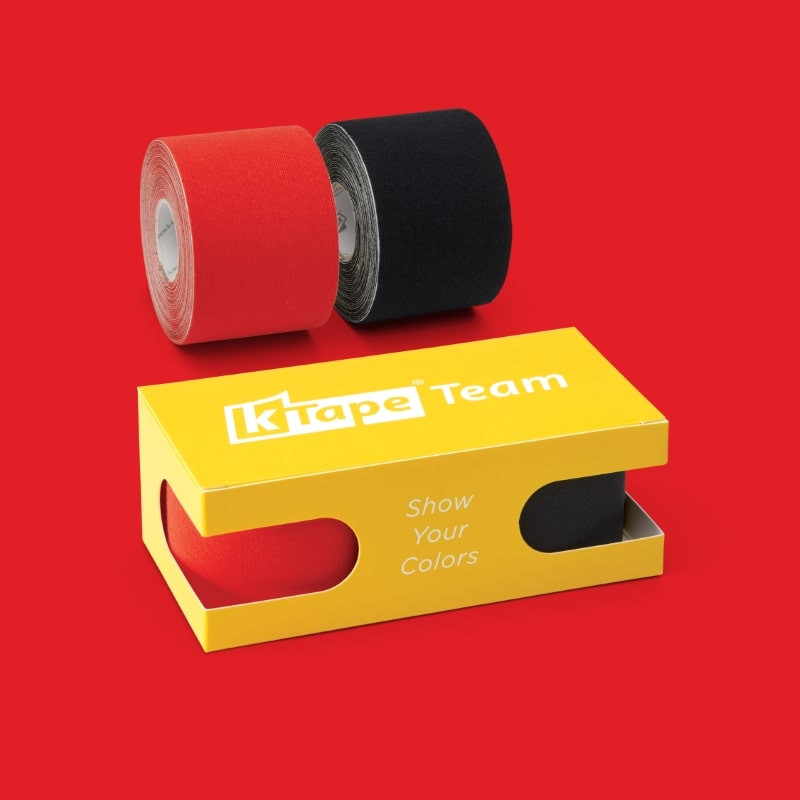K-Tape Team Sport Blue & Orange, Orange Box