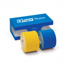 K-Tape Sport Blue & Yellow Rolls, Sport Blue Box