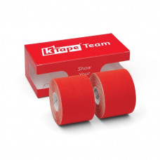 K-Tape Team Sport Red Rolls, Sport Red Box