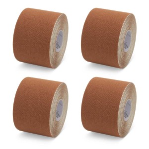 K-Tape My Skin Medium Brown - Box mit 4 Rollen