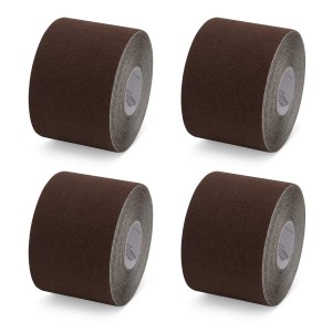 K-Tape My Skin Very Dark Brown - Box mit 4 Rollen