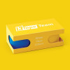 K-Tape Team Sport Blue & Yellow Rolls, Yellow Box