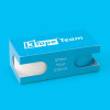 K-Tape Team White & Blue Rolls, Blue Box