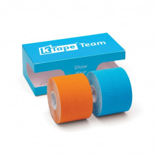 K-Tape Team Orange & Blue Rolls, Blue Box