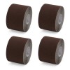 K-Tape My Skin Very Dark Brown - Caja de 4 rollos