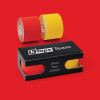 K-Tape Team Sport Red & Yellow Rolls, Black Box